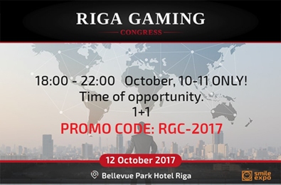 Opportunity Time at Riga Gaming Congress! 