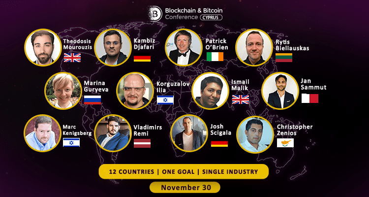 Bitcoin & Blockchain Conference Cyprus on November 30, in Limassol