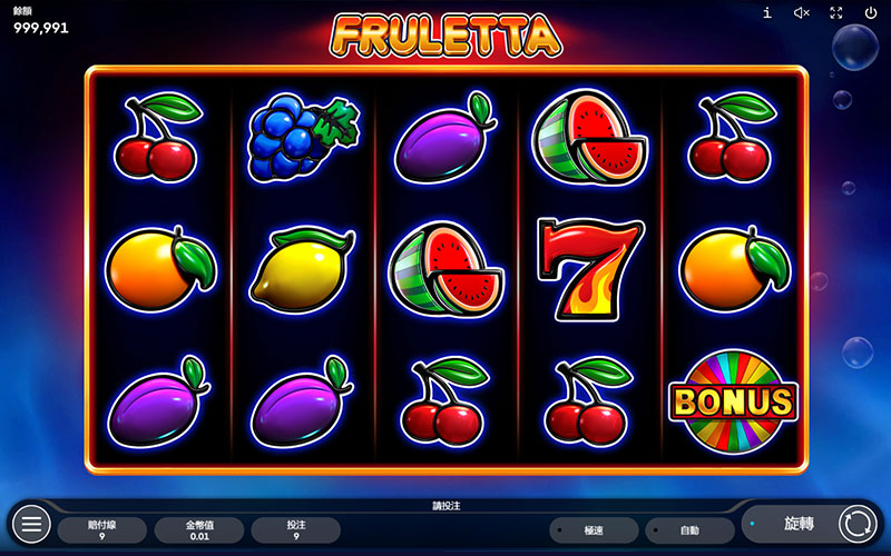 Fruletta slot game