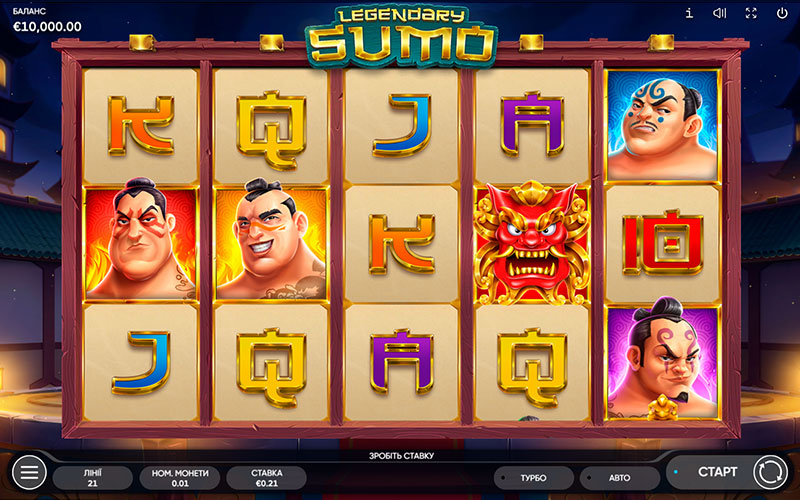 Слот Legendary Sumo